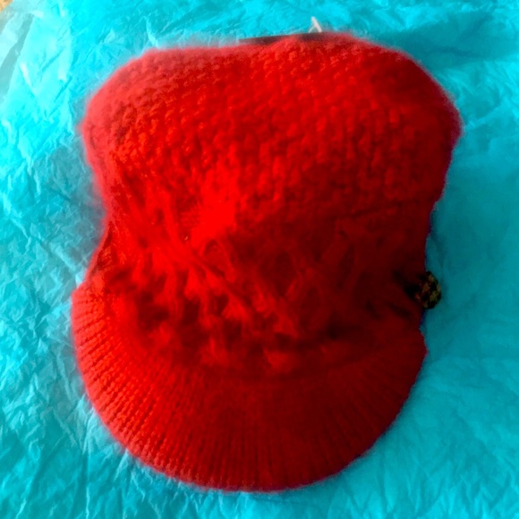 NWT: FOSSIL Knit  Hat w/Visor Beanie - Picture 9 of 11